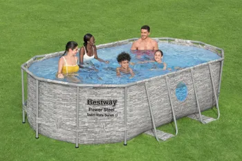 Piscine hors sol ovale sans accessoire Swim Vista 427x250x100cm – Image 3