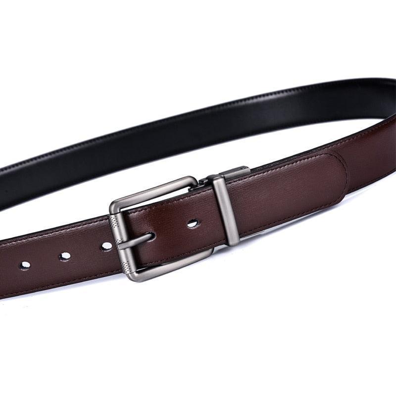 Ceinture réversible en cuir 2 en 1 pour homme, modèle Kaarel – Image 8