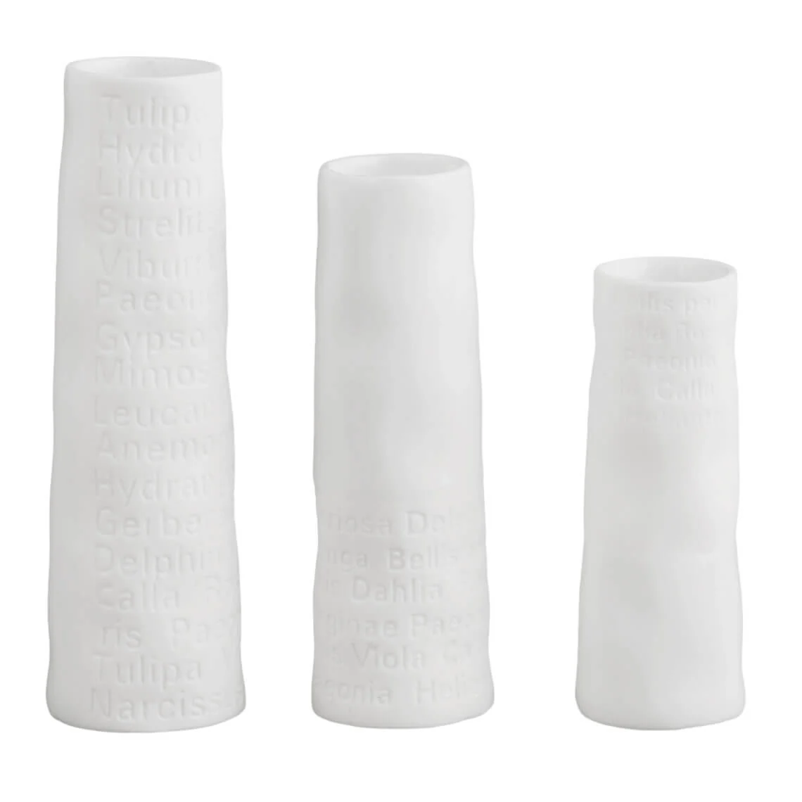 Set de 3 Soliflores en Porcelaine Poésie Intérieure - Räder – Image 3