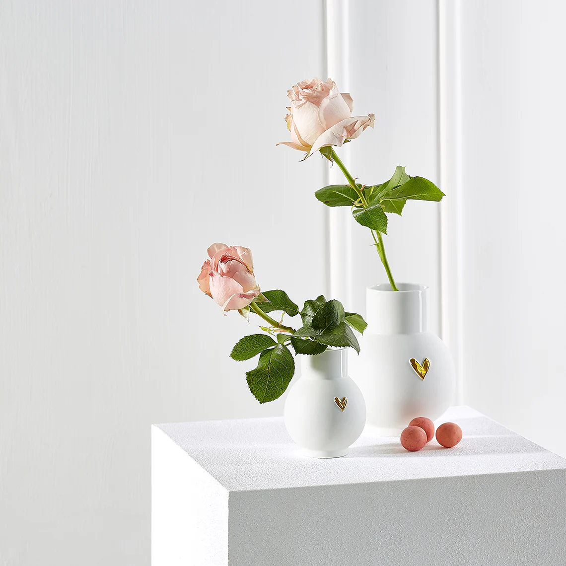 Vase Sphérique Coeur Doré - Räder PM – Image 3