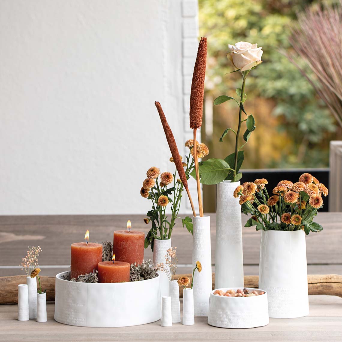 Set de 3 Soliflores en Porcelaine Poésie Intérieure - Räder – Image 6